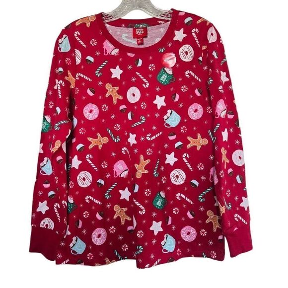 Family PJs Christmas Top & Pants 2-Pc Pajama Set Size Small - Picture 2 of 11